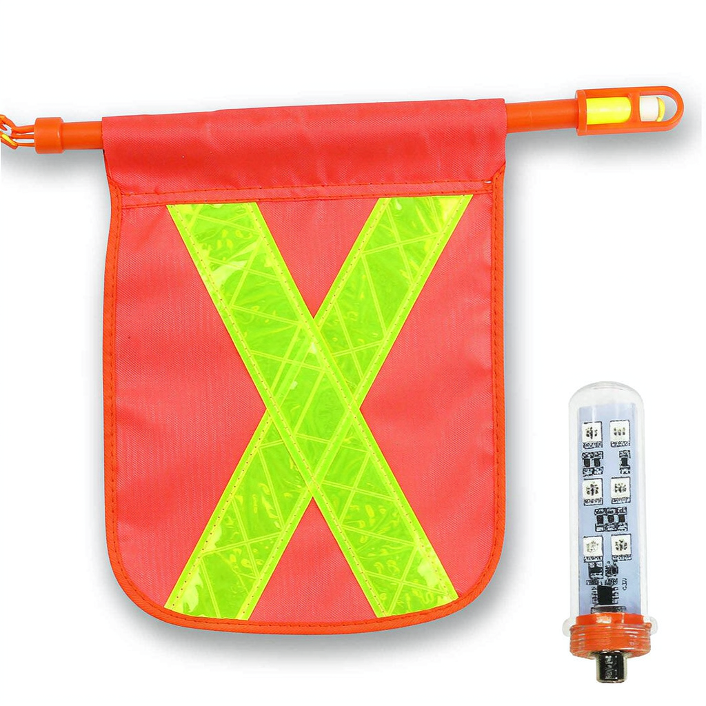 NWH-KY05 TOP LED LIGHT FULLY WRAPPED SOLID COLOR WARNING MINING SAFETY LED WHIPS