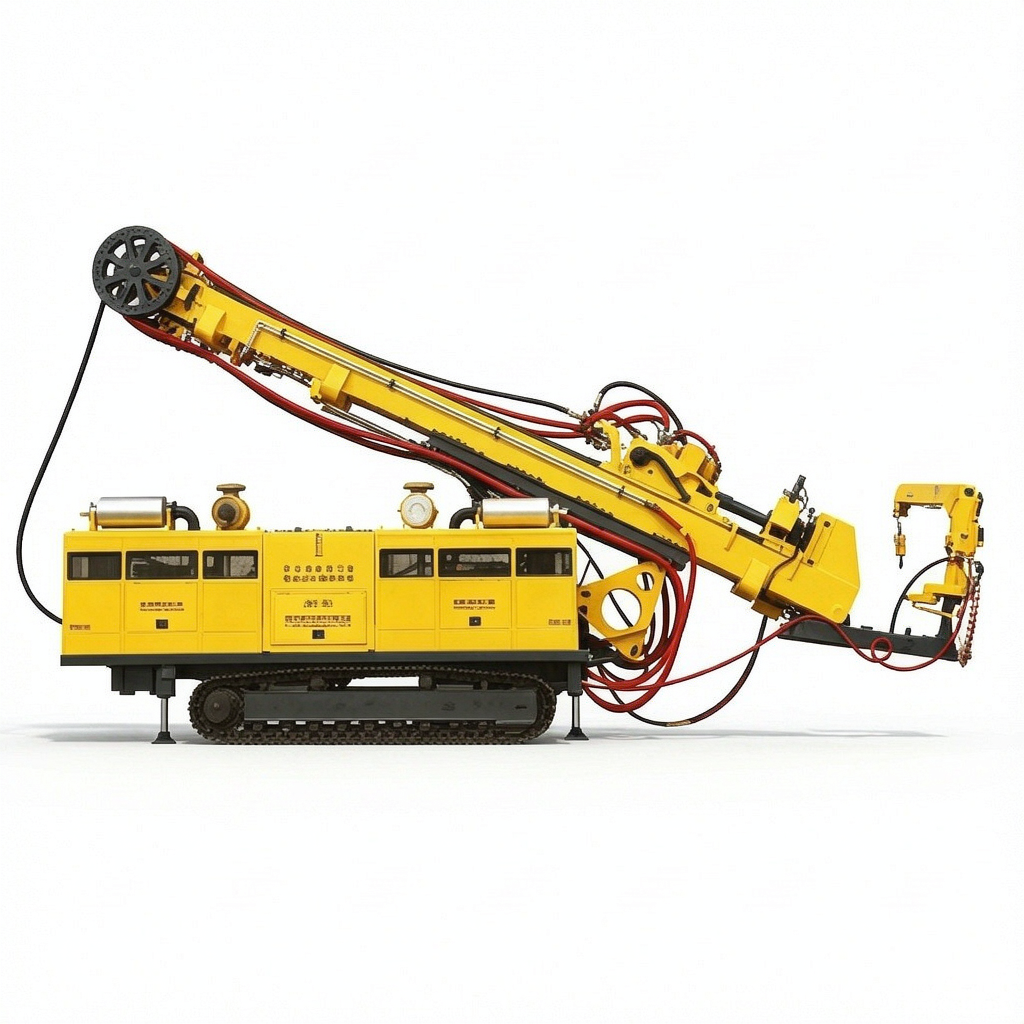 MD-750 crawler type coalbed methane multifunctional drilling rig