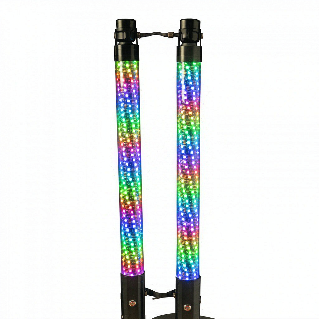NWH-DFW Double Wrapped LED Whip Fat Design with Quick Release Mount Spring Base
