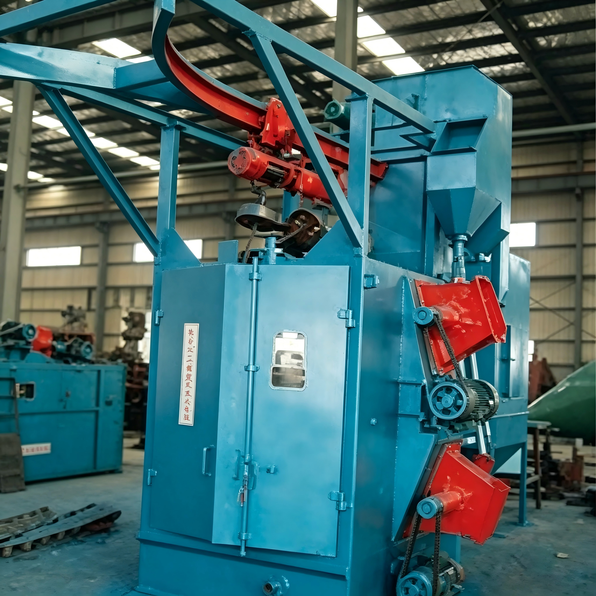 Class B shot blasting machine (hanging type)