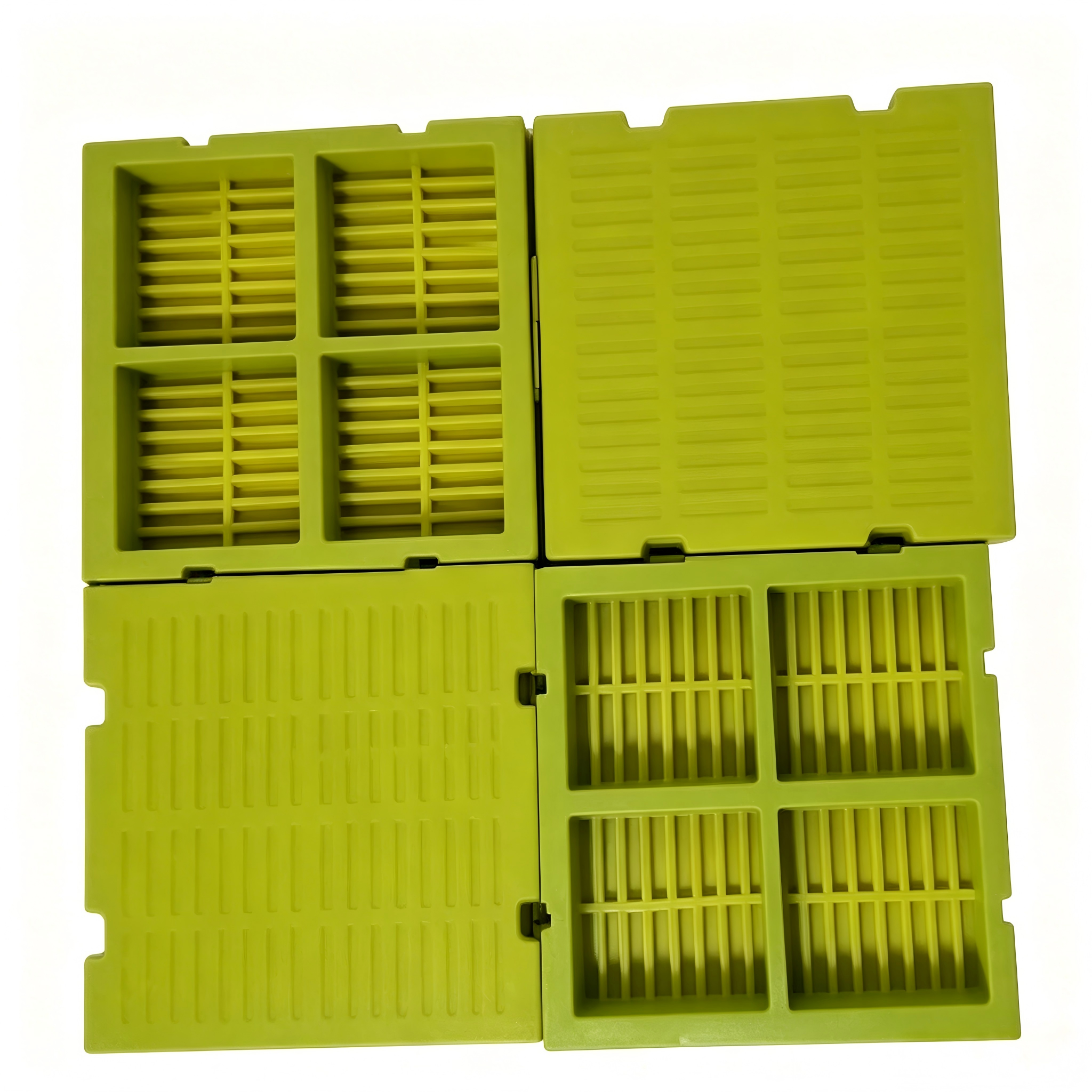 Yellow High-resistance Polyurethane screen panel for Mining industry