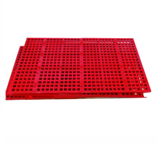 Continuous screen gap polyurethane screen plate