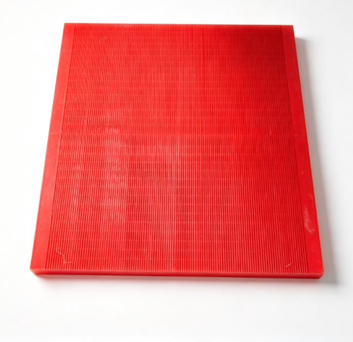 Continuous screen gap polyurethane screen plate