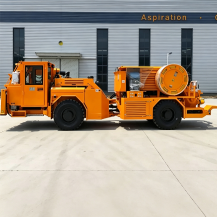 Underground concrete sprayer