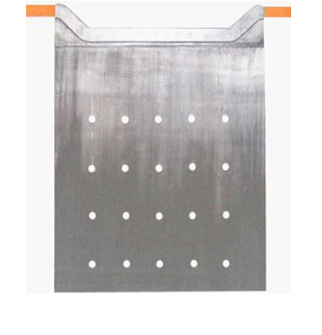 Lead alloy anode plate for copper electrowinning