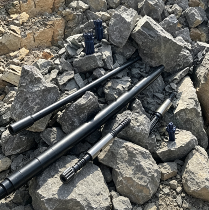TOP HAMMER TOOLS FOR LONG HOLE DRILLING