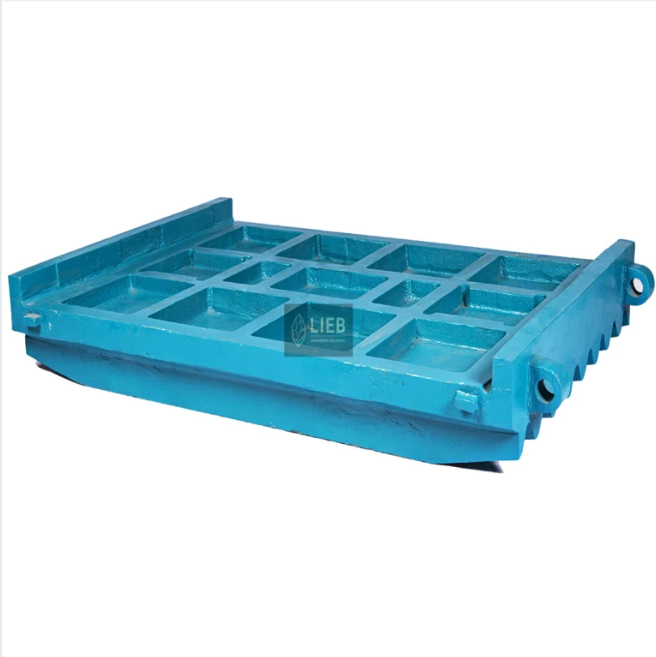 Crusher Wear Parts Manufacturer Mining Jaw Plates Fixed Swing Plate High Manganese Crusher Spare Par