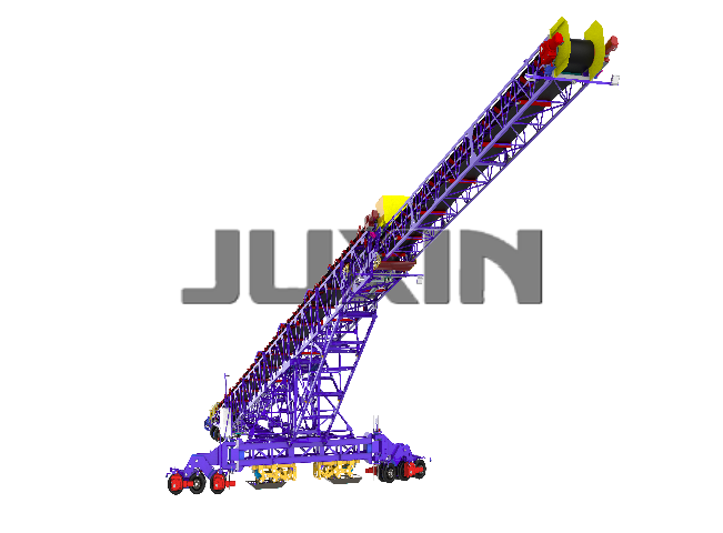Radial telescopic conveyor