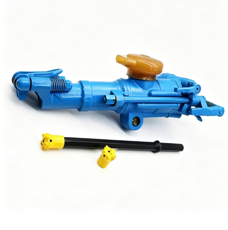 Portable YT29A Pneumatic Rock Drill with 5m Drilling Depth and 27kg Weight for Mining and Quarrying