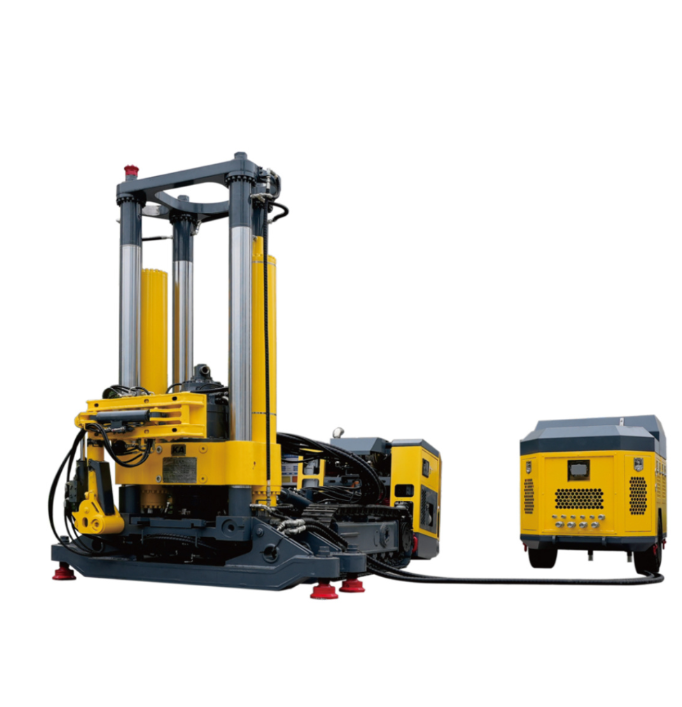 Base-free well drilling rig