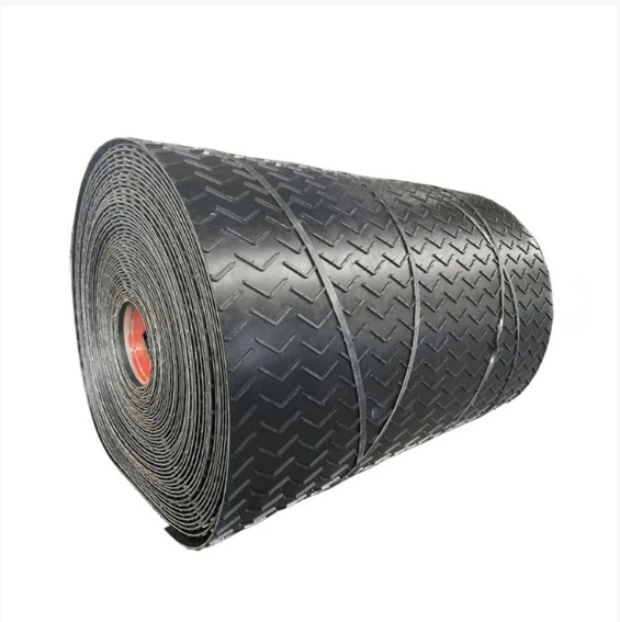 Chevron Rubber Conveyor Belt