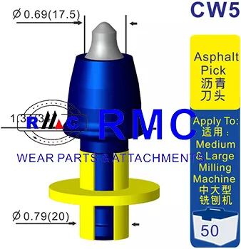 Road milling tools- asphalt CW5