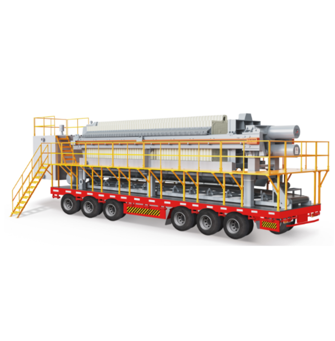 Vehicle-mounted filter press