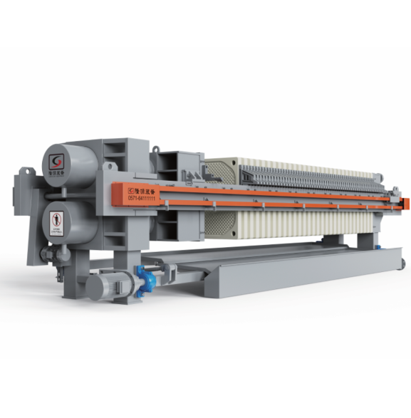 Dual-cylinder ultra-high pressure diaphragm filter press
