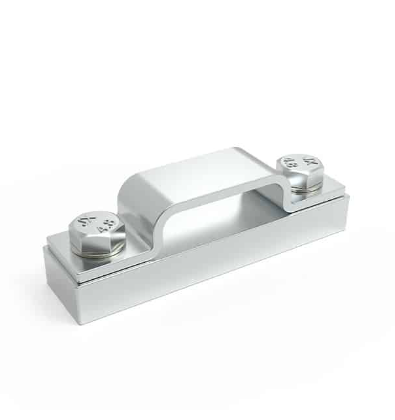 Three Steel Pipe Clamps