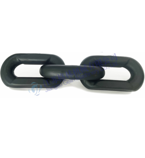 High-strength compact chain for mining&mdash;ultra-flat chain