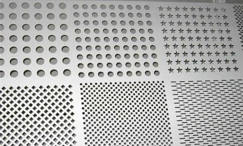 Aluminum plate perforated mesh