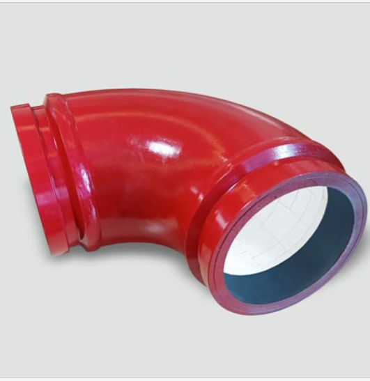 ARZ Reinforced Zirconia Ceramic Lined Pump Truck Elbow