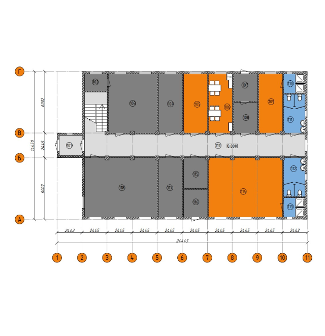 Modular ABK 600 sq.m. (2 floors)