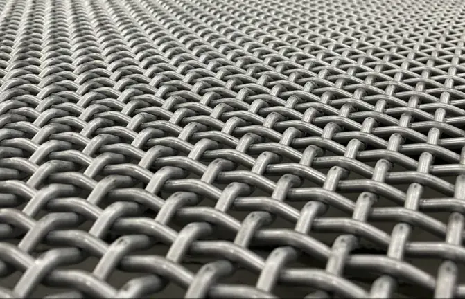 Corrugated mesh 25*25-6.0 for screen GOST 3306-88 card size 4500*1750 mm