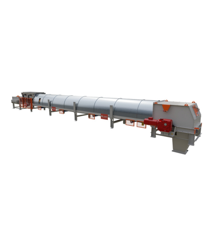 Stationary belt conveyors of the UKLS general purpose type