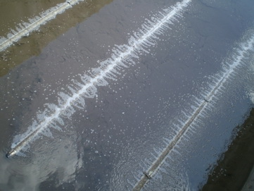 Pipes for wastewater treatment systems (aeration pipes)