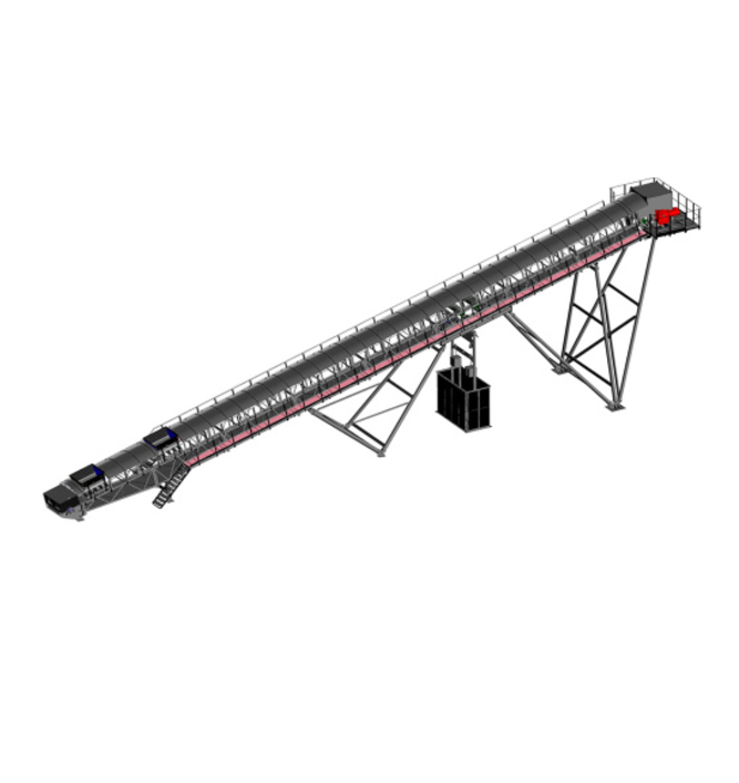 Conveyors for crushing and screening complexes of UKLS (M) type