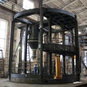 Suspended tunneling shelves