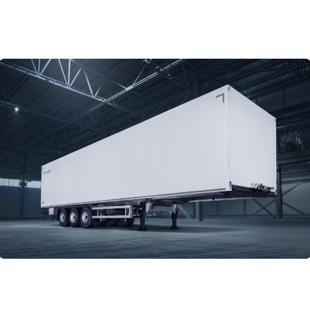 Insulated semi-trailer Tonar R3-14 (36 Euro pallets)