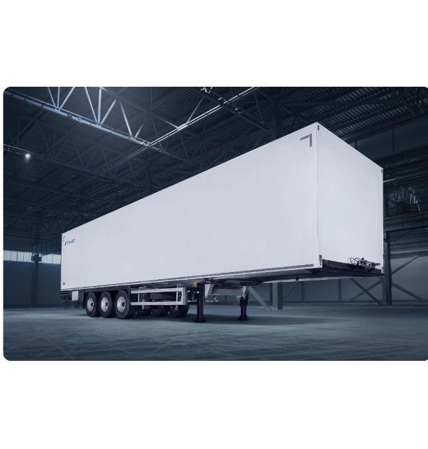Insulated semi-trailer Tonar R3-13D (66 Euro pallets)