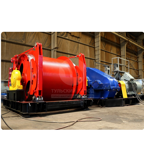 Mine hoisting machines