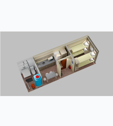 Residential wagon-house "4 PK"