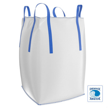 Four-sling flexible containers with overhead slings