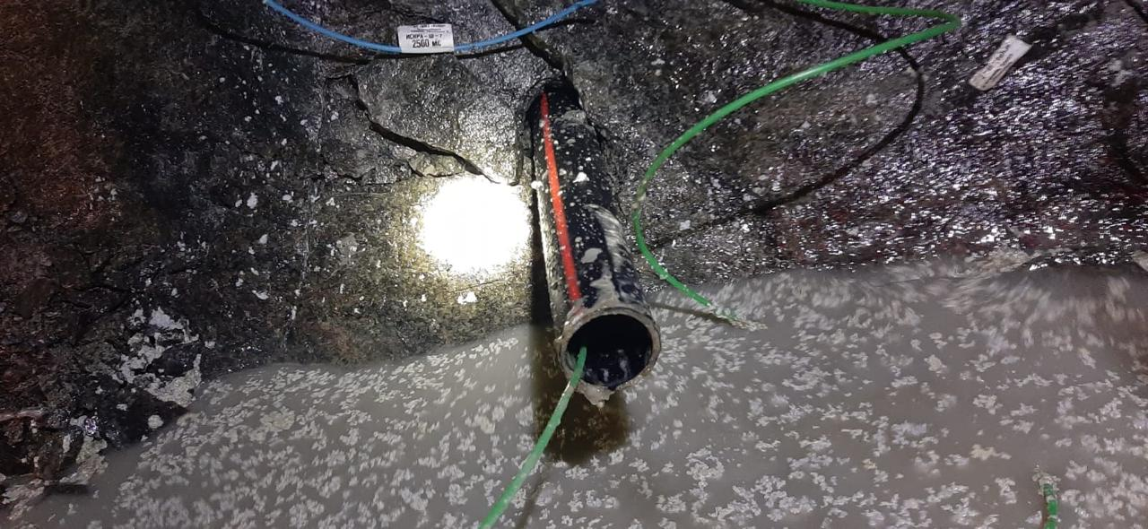 Casing pipes for underground gas distribution