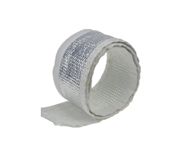 Hook-and-Loop Aluminum Coated Fiberglass Sleeve