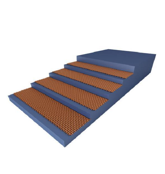 Acid- and alkali-resistant conveyor belts