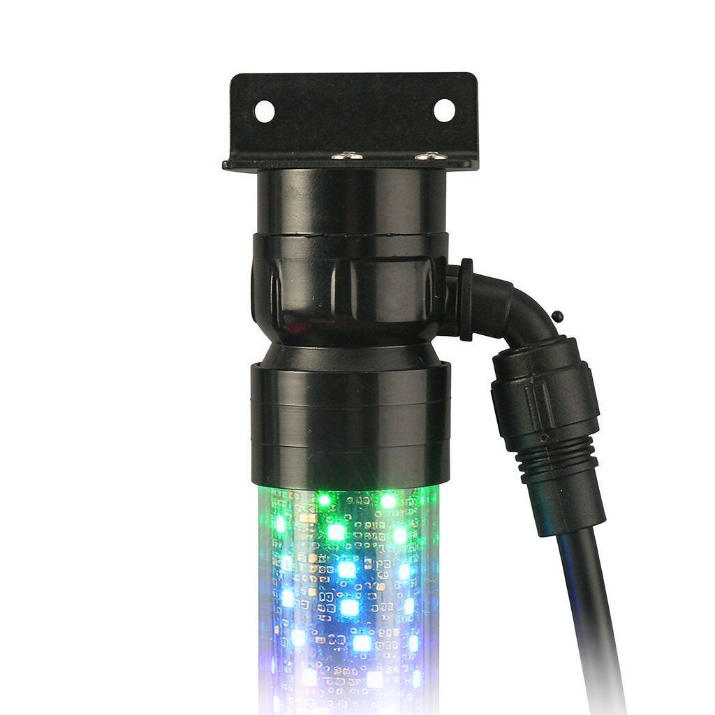 NWH-DFW Double Wrapped LED Whip Fat Design with Quick Release Mount Spring Base