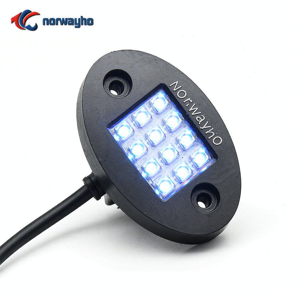 NWH-R8 12pcs LED/pod Dream Color Round Detachable Rock Light 4/6/8pods