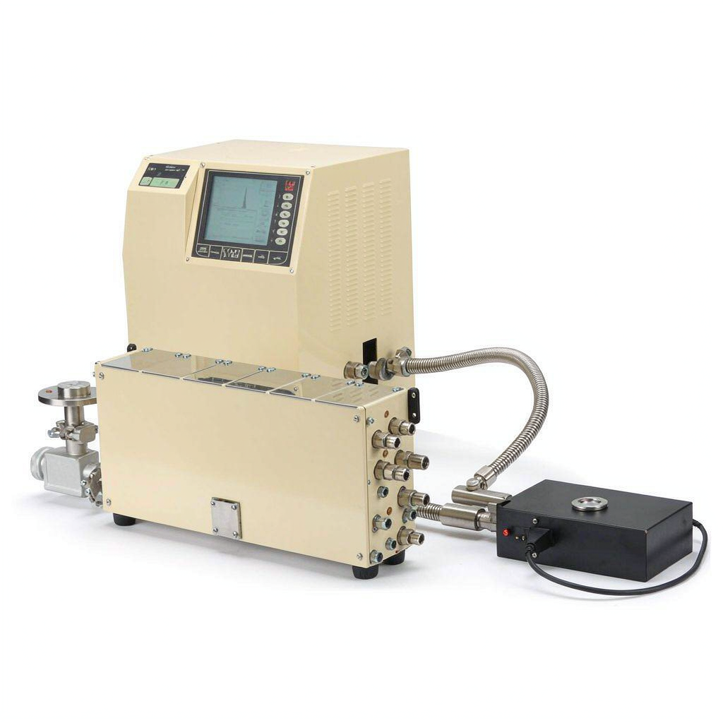 Technological equipment for leak control for in-line production of the electronics industry